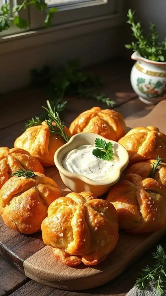 savory cheese filled goug res delight