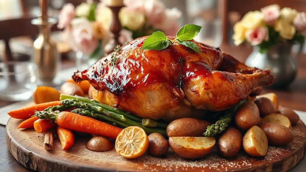 savory herb infused pork dish