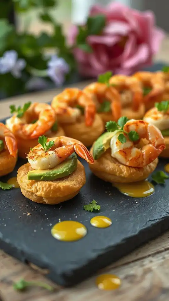 savory shrimp avocado appetizers