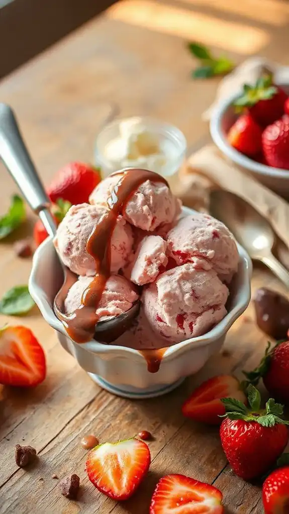 scoop vibrant strawberry bliss