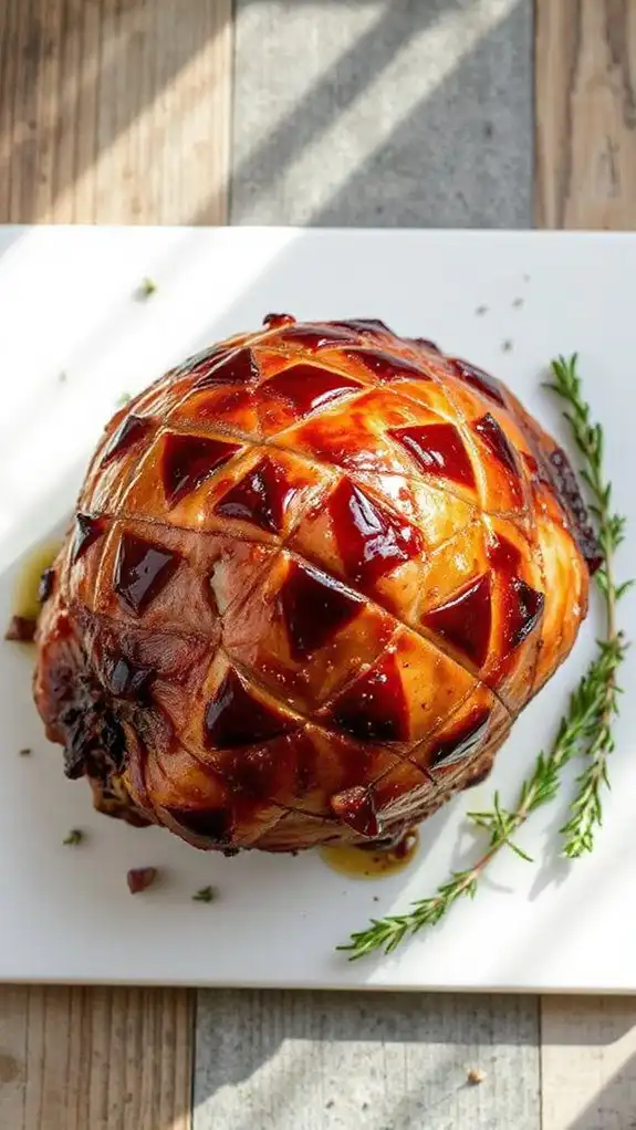 score the ham s surface