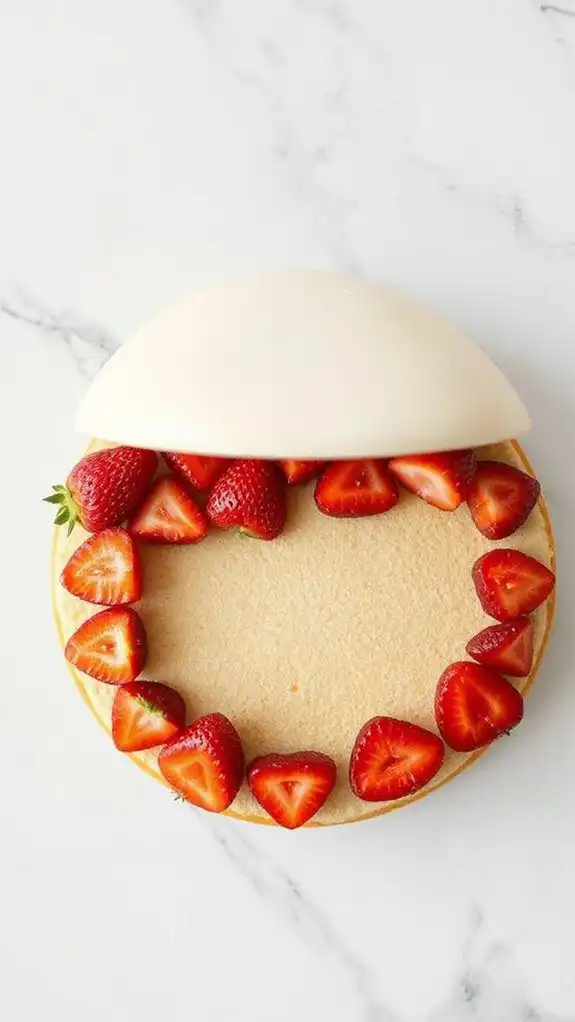 seamless strawberry layer integration