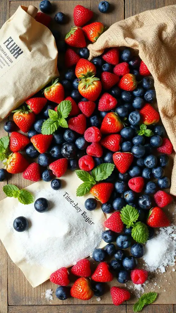 seasonal ethical berry pie