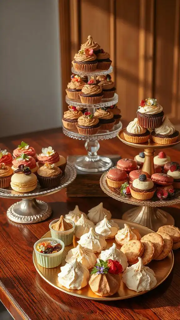 seasonal exotic wedding desserts