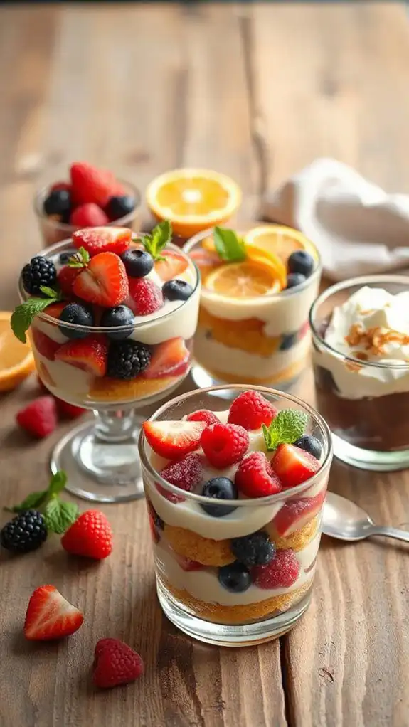 seasonal fruit trifle variations