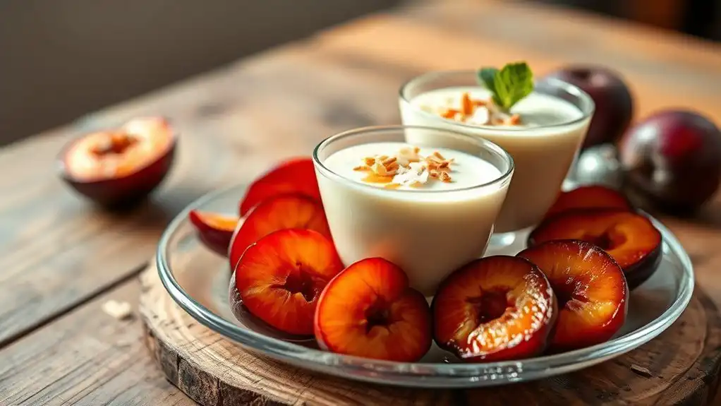 seasonal summer plum delights
