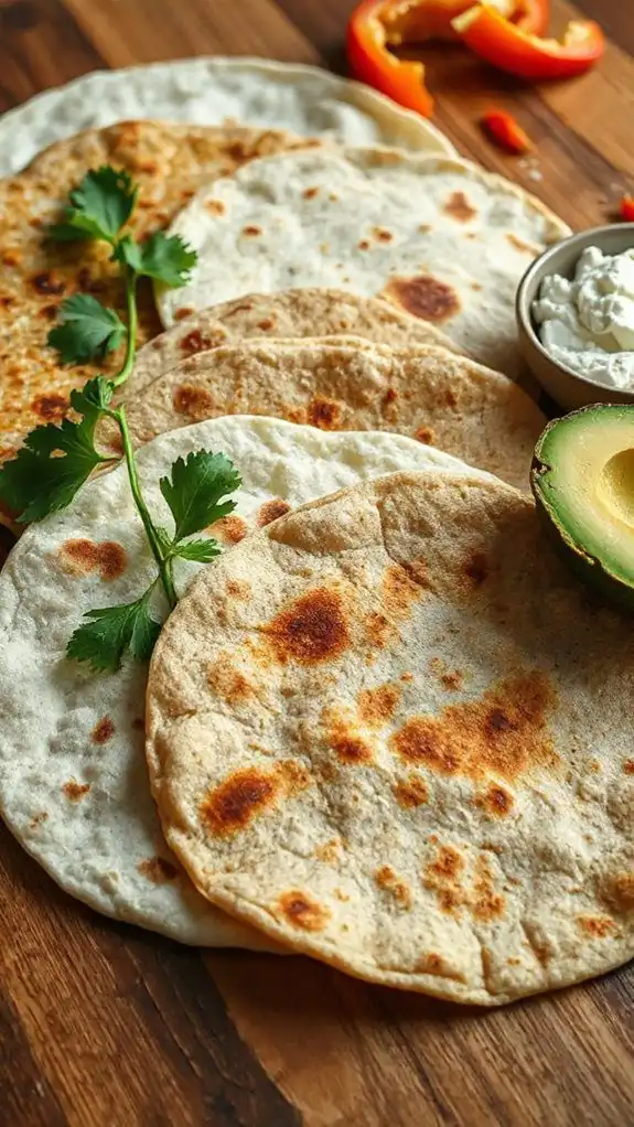 select appropriate tortilla type