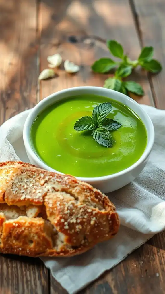 serve with bread crusts