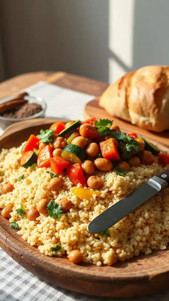 serve with couscous bread