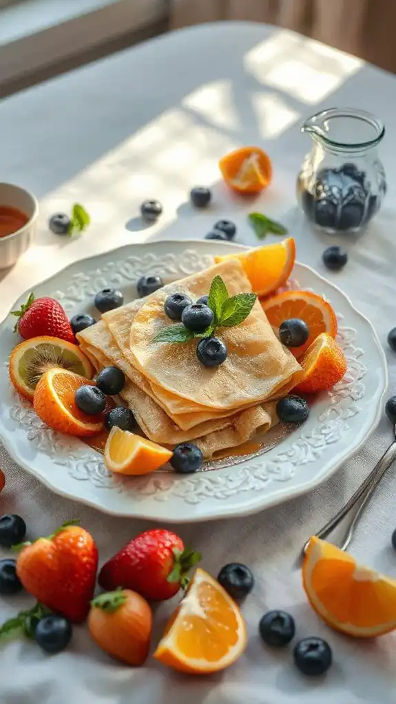 serve with fresh fruit serve with fresh fruit