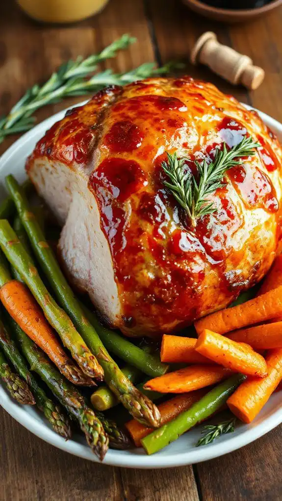 serve with fresh vegetables