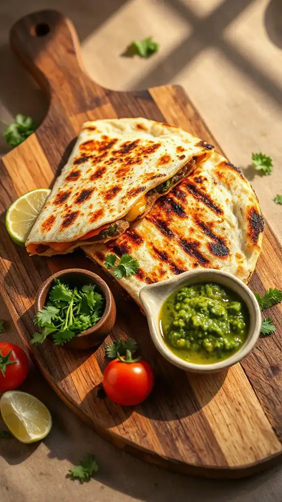 serve with green sauce