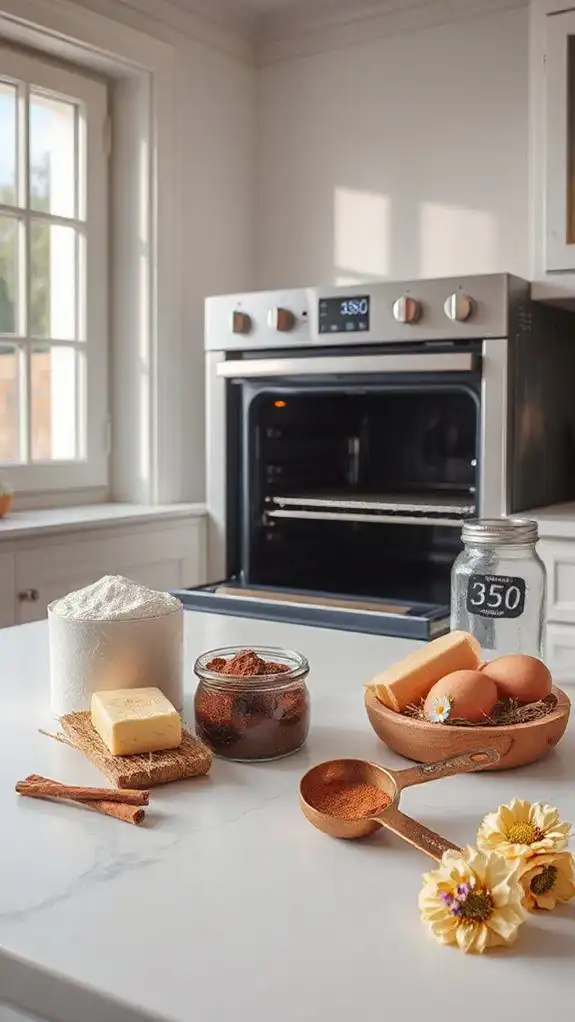 set oven at 350 f
