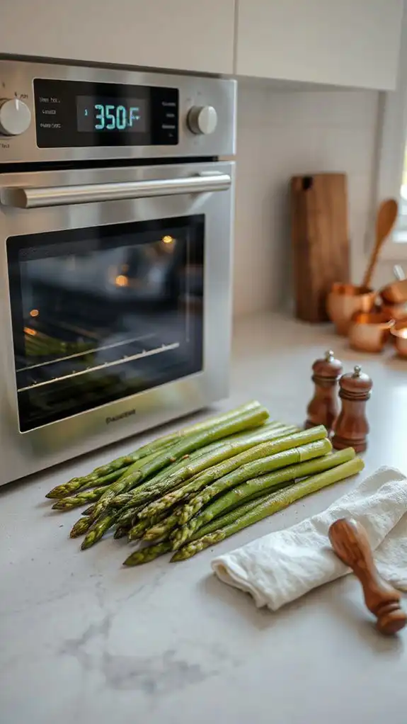 set oven to 350 f