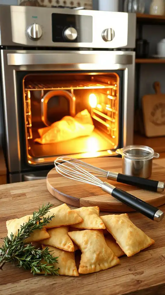 set oven to heat