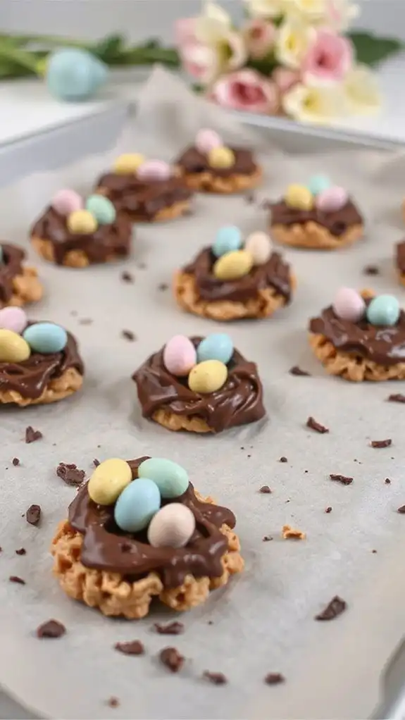 shape cookies on sheet