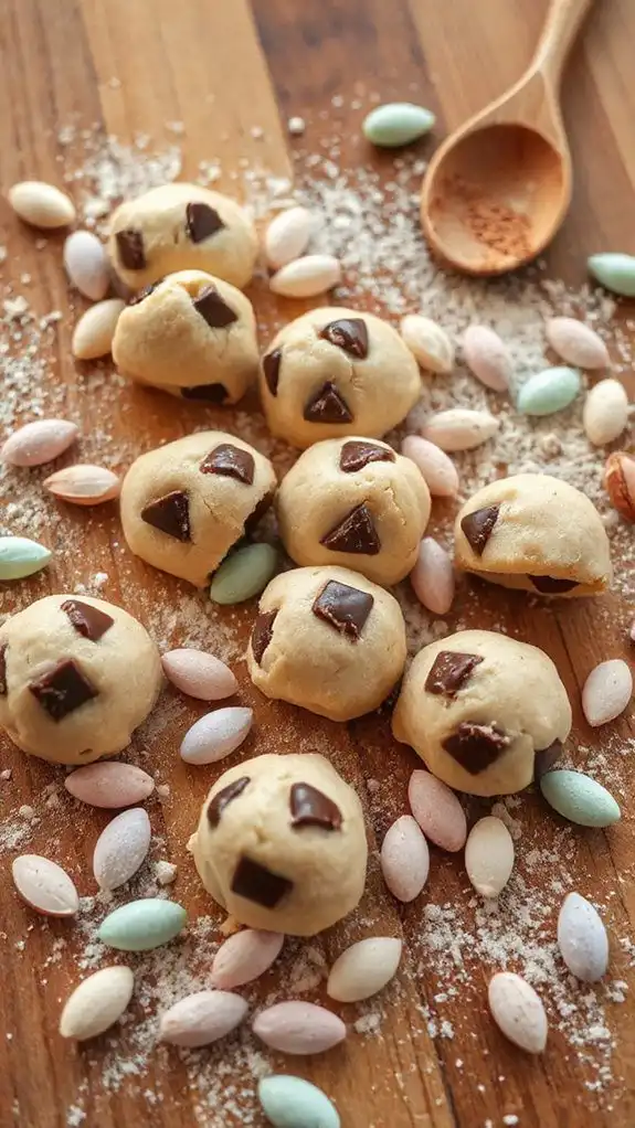 shape dough into balls