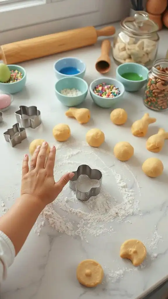 shape dough into balls
