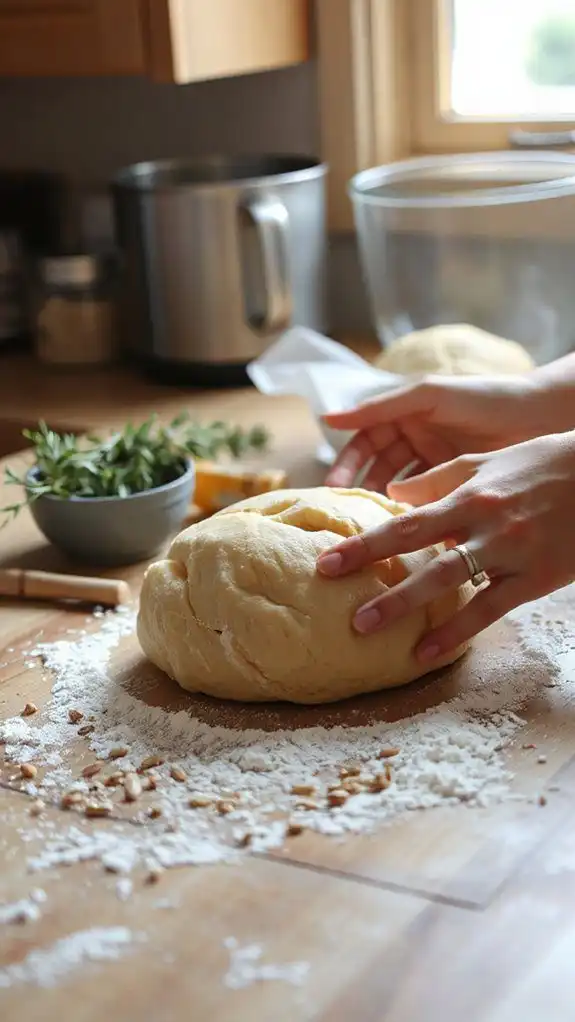 shape dough into rolls