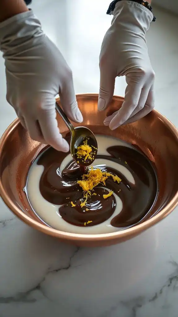 shape firm citrus truffles