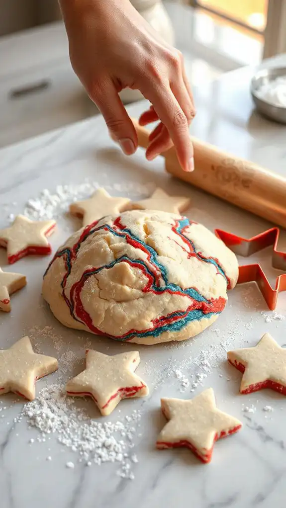 shape star spangled dough shape star spangled dough