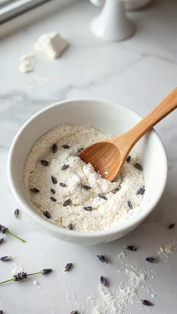 sift dry ingredients meticulously