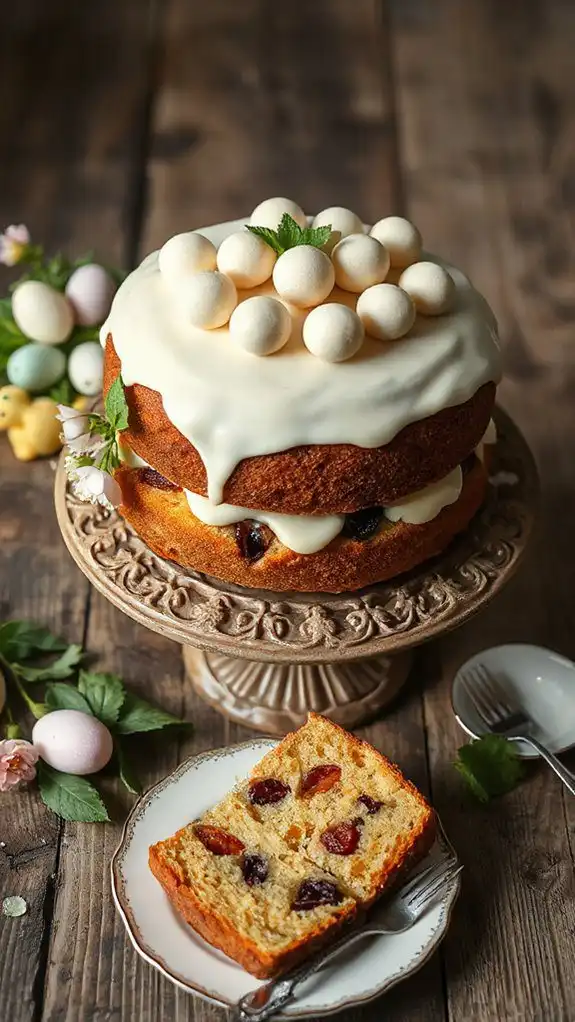 simnel cake serving suggestions