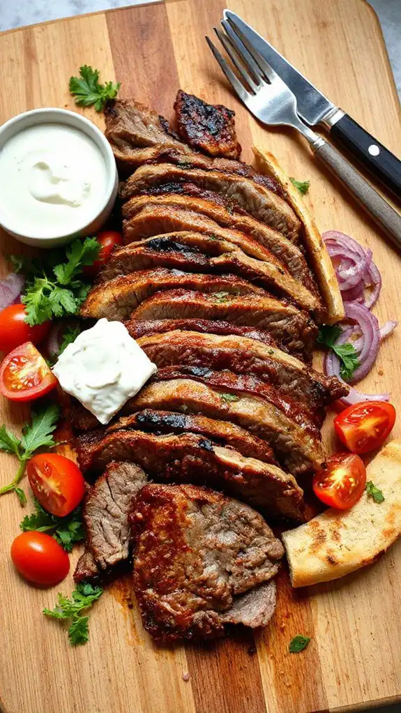 slice and serve shawarma