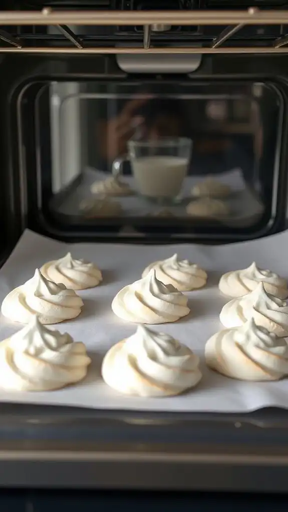 slow bake aquafaba meringue