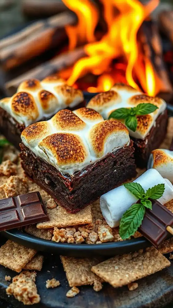 smoky s mores brownie delight smoky s mores brownie delight