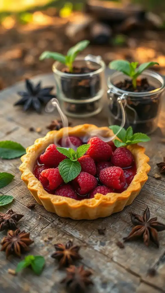 smoky sweet raspberry dessert smoky sweet raspberry dessert
