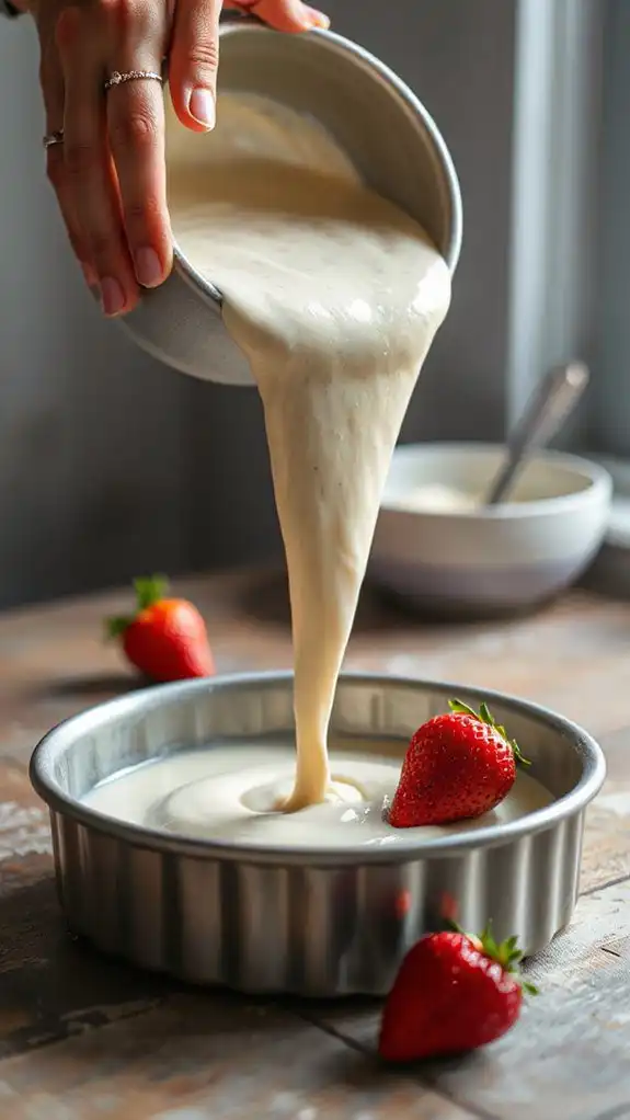 smoothly transfer gluten free batter