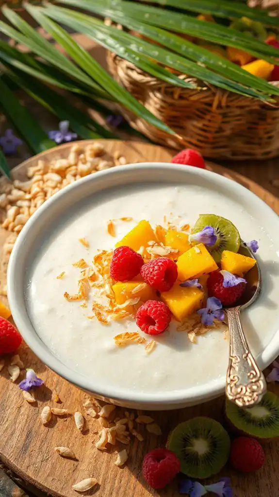 sorghum coconut milk pudding
