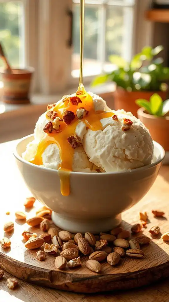 sorghum ice cream delight