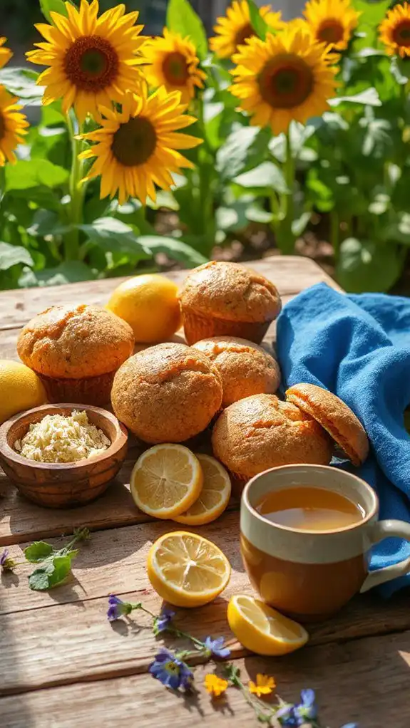 sorghum muffins with zucchini