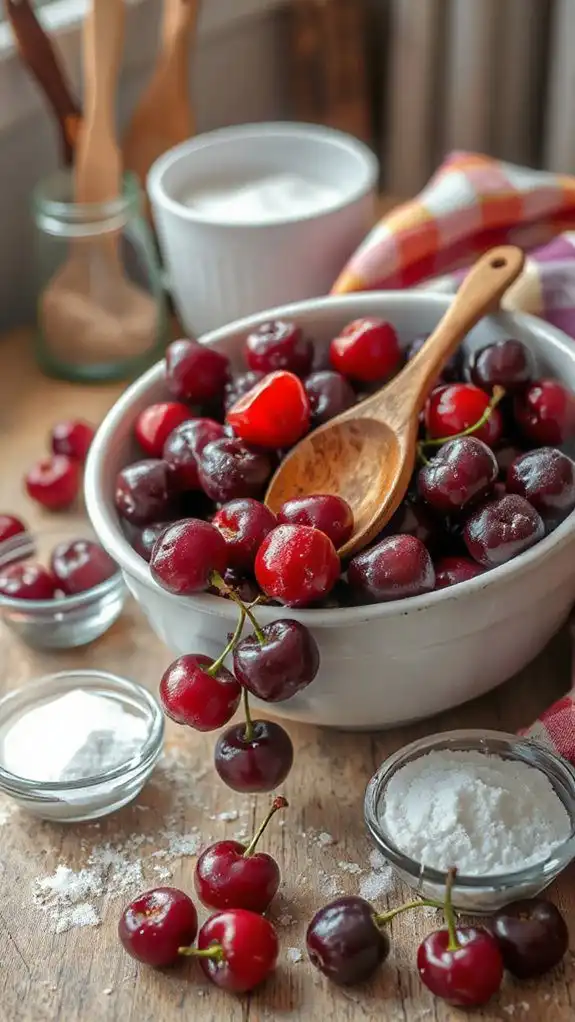 sour cherry filling safely