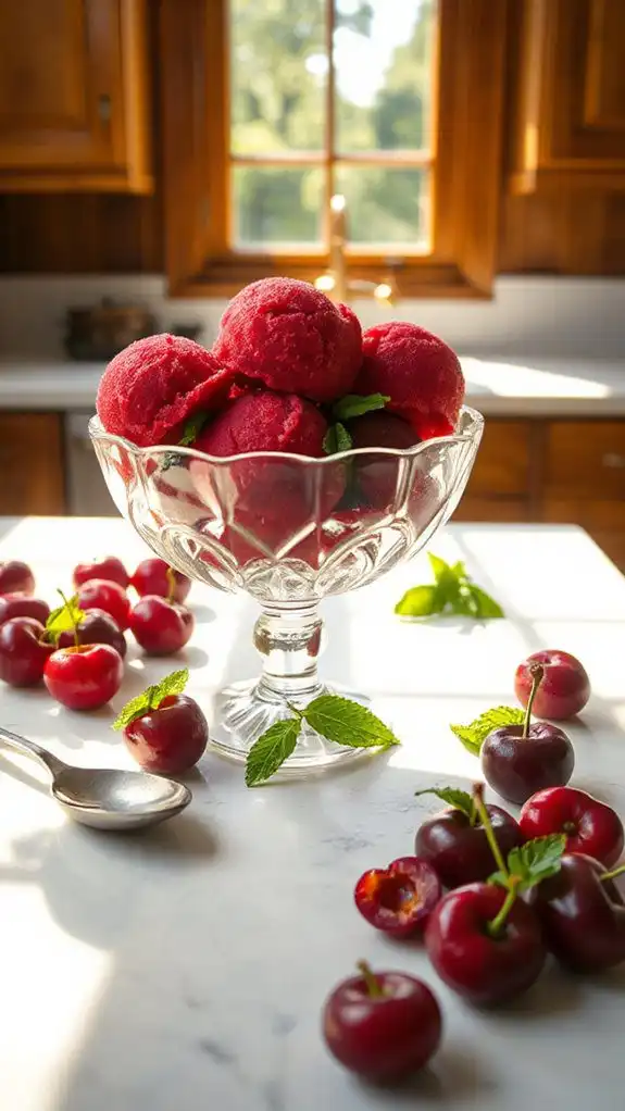 sour cherry frozen delight