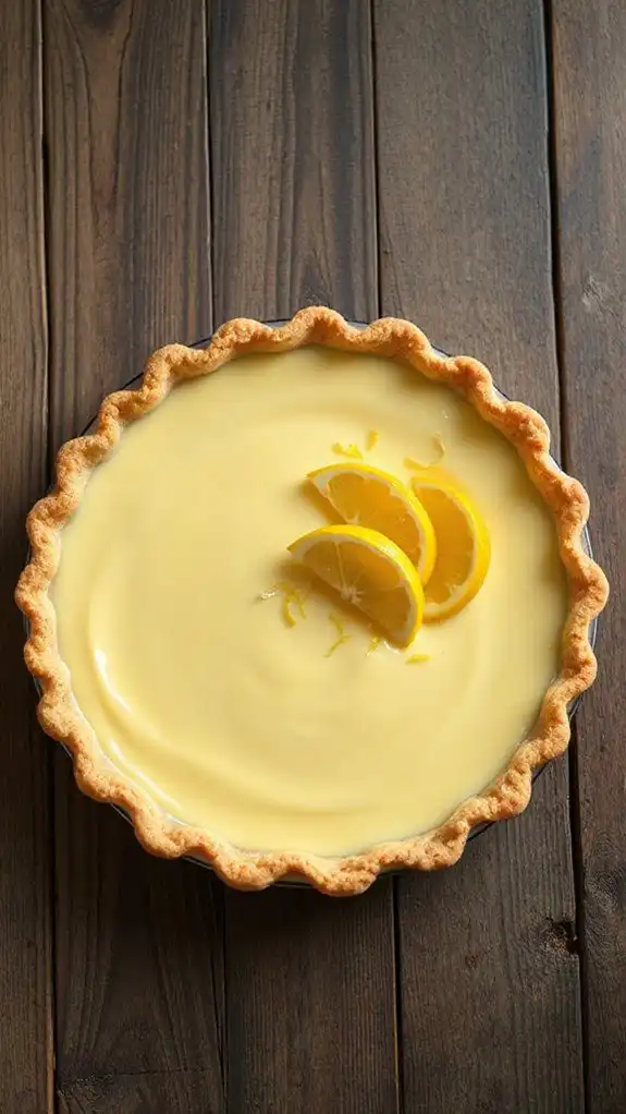 sour cream lemon pie