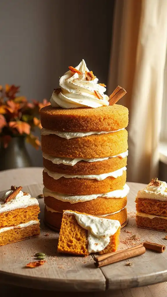 spiced pumpkin tres leches delight