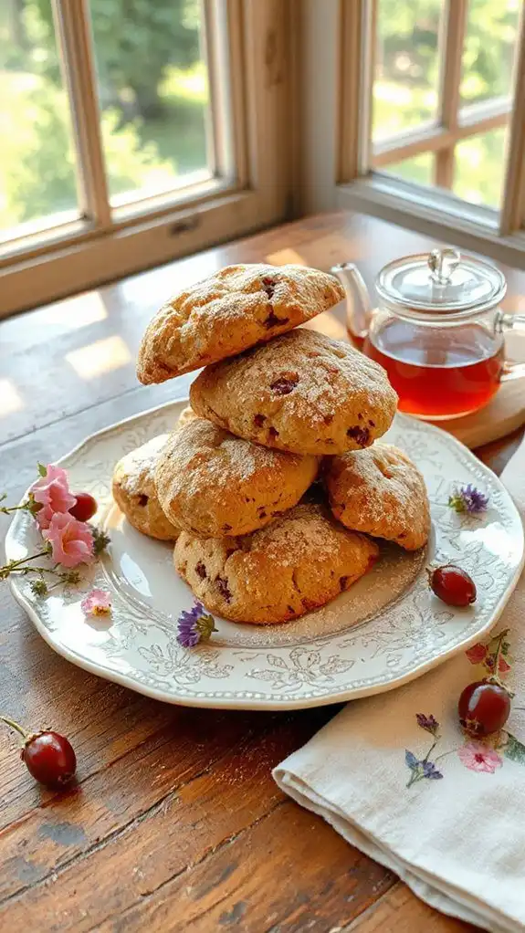 spiced rosehip scone delight