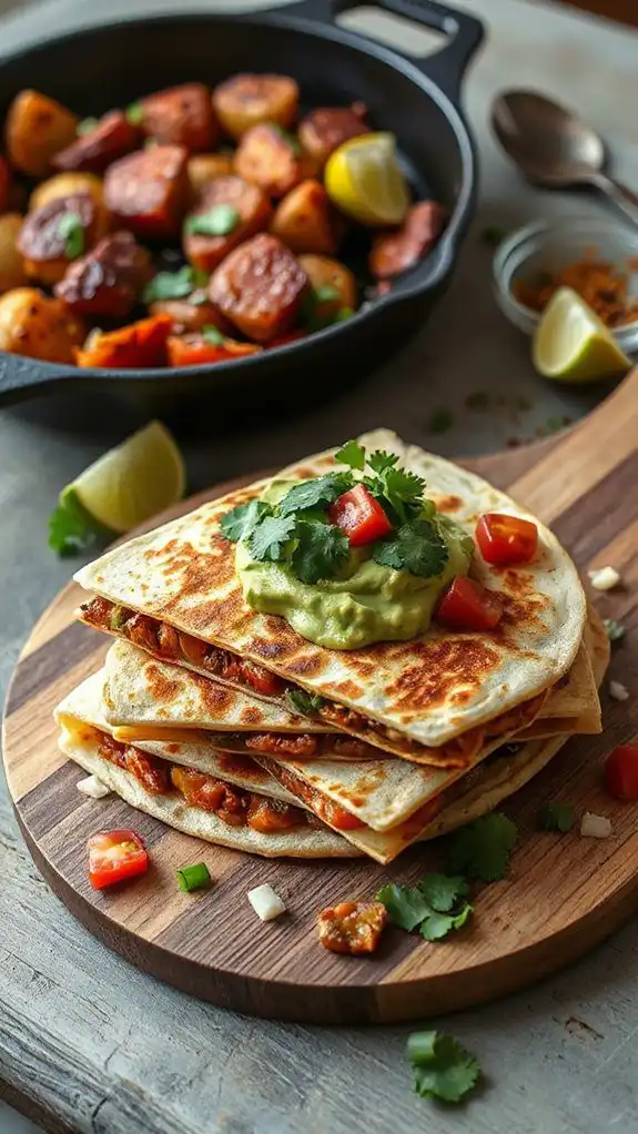 spicy breakfast quesadilla recipe