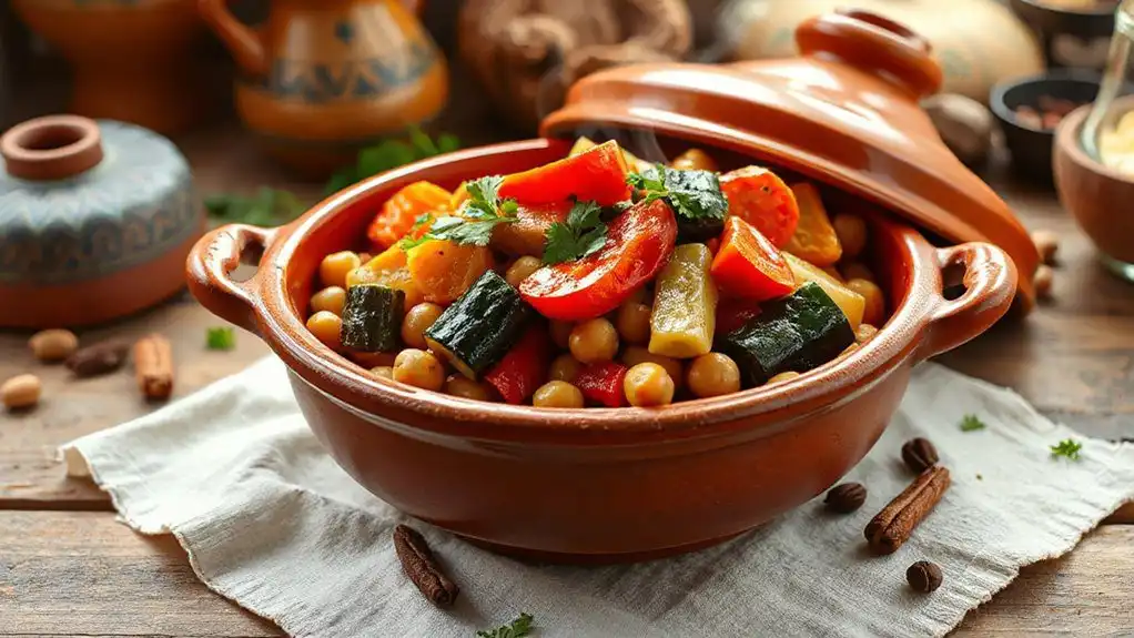 spicy chickpea vegetable stew