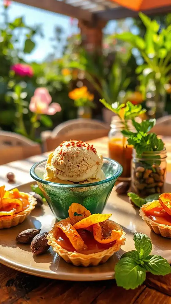 spicy nutty ice cream delight