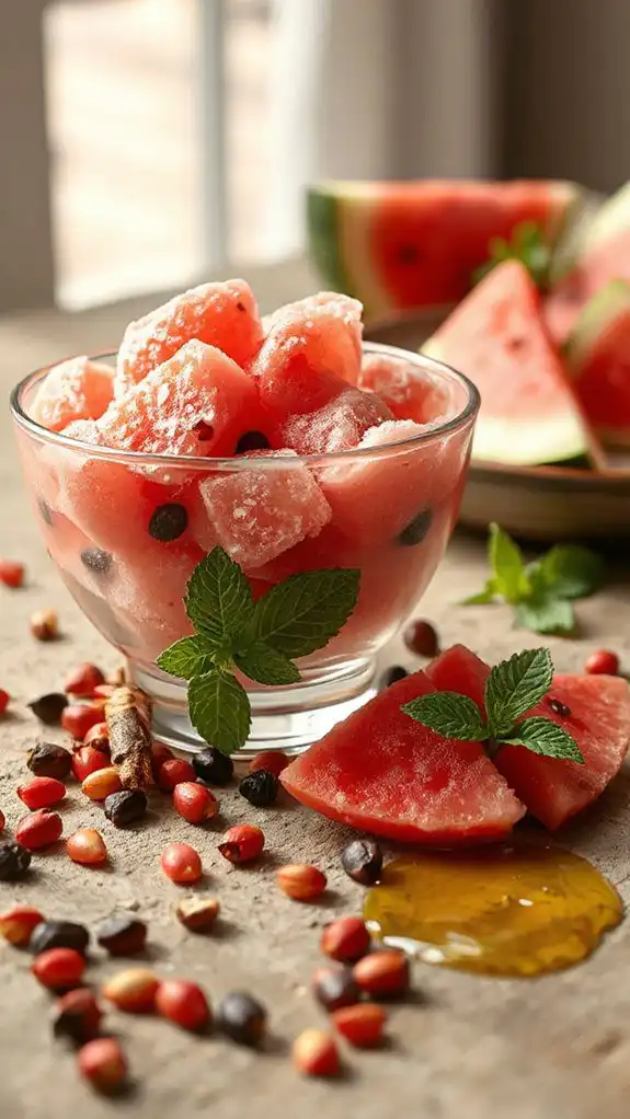 spicy watermelon frozen delight spicy watermelon frozen delight