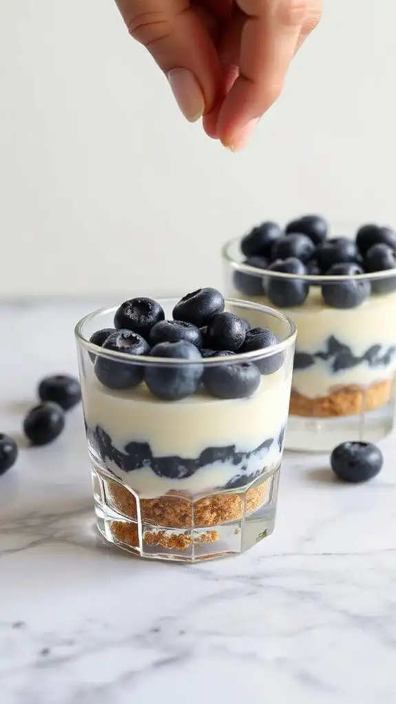 spoon compote add mixture