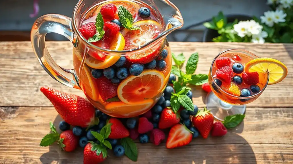 spring berry sangria delight