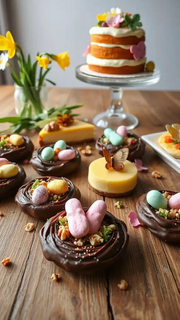 spring themed sweet treats