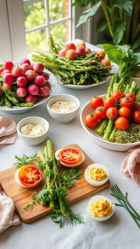 spring vegetable brunch recipes