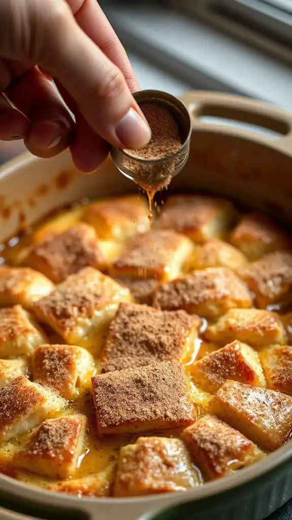 sprinkle cinnamon for flair