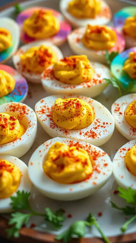 sprinkle paprika for flavor